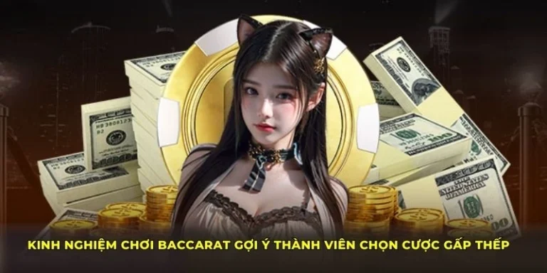 Kinh nghiệm chơi Baccarat gợi ý thành viên chọn cược gấp thếp